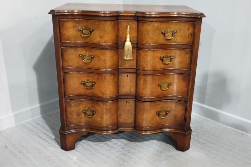 fig 1. Top Quality Burr Walnut Chest of Drawers