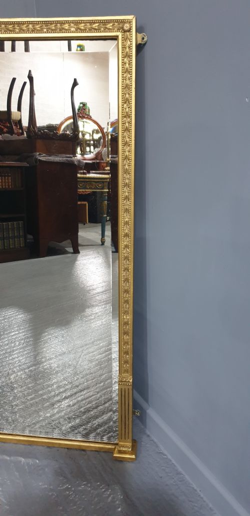 fig 1. English Gilt Overmantle Mirror