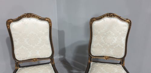 LOVELY PAIR FRENCH BOUDOIR CHAIRS - ADDITIONAL PHOTO 1