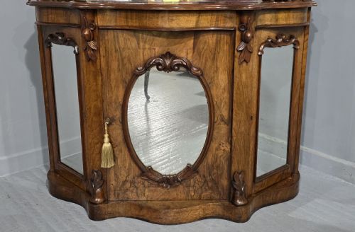 SUPER QUALITY BURR WALNUT SIDE CABINET - ADDITIONAL PHOTO 3