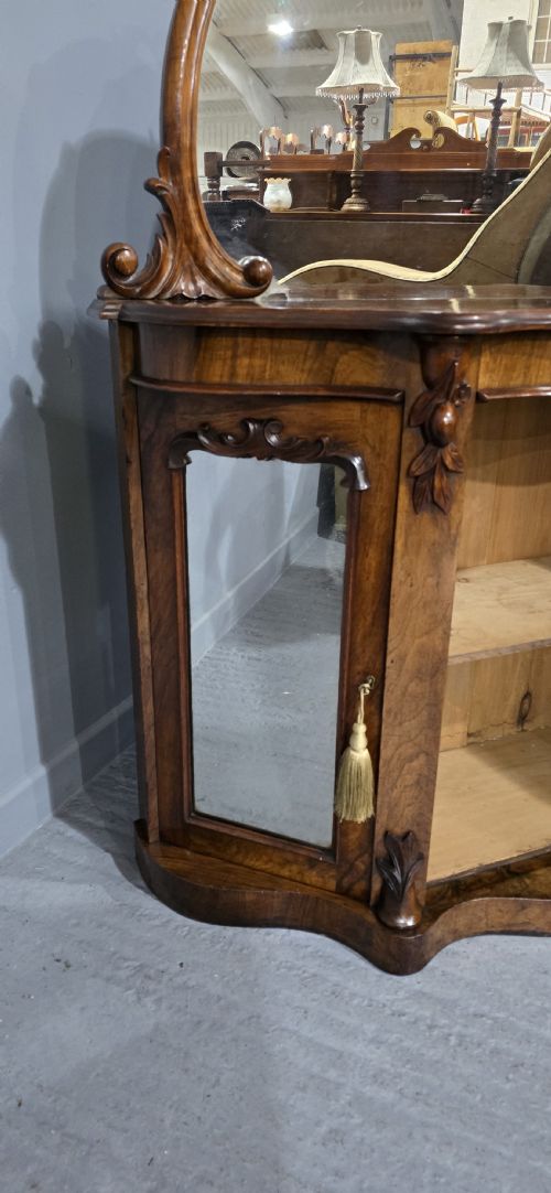 SUPER QUALITY BURR WALNUT SIDE CABINET - ADDITIONAL PHOTO 7