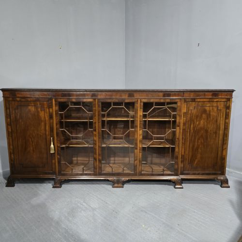 Magnificent Chippendale Mahogany Library Bookcase