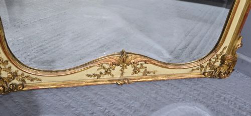 FABULOUS VICTORIAN GILT OVERMANTLE MIRROR - ADDITIONAL PHOTO 4