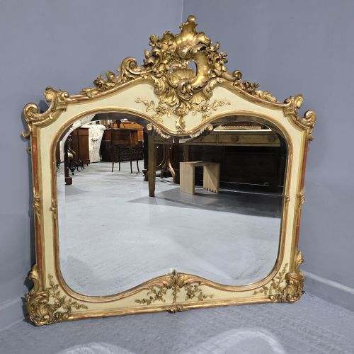 FABULOUS VICTORIAN GILT OVERMANTLE MIRROR - ADDITIONAL PHOTO 1
