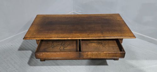 fig 1. Large Solid Oak Coffee Table