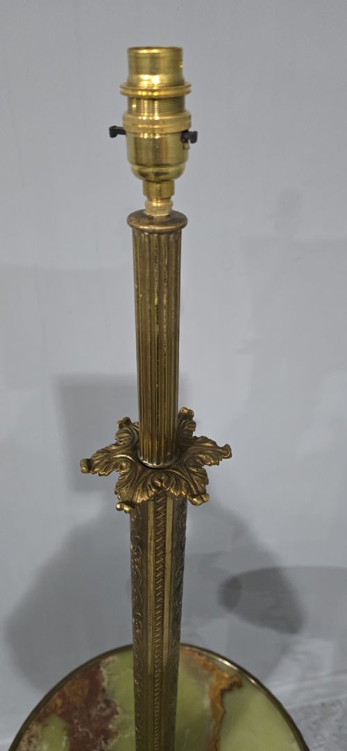 OUTSTANDING BRASS STANDARD LAMP - ADDITIONAL PHOTO 13
