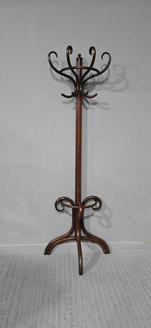 WALL STANDING BENTWOOD COAT STAND - ADDITIONAL PHOTO 1