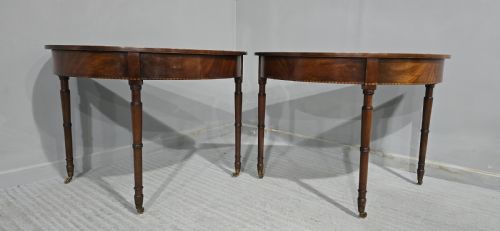 fig 1. Superb Pair Regency Console Tables