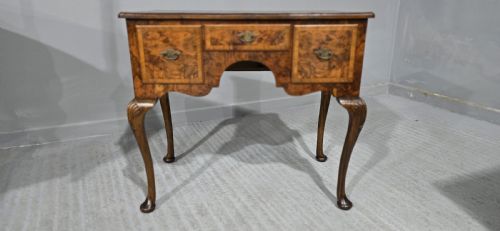 fig 1. Burr Walnut Low Boy Dressing Table