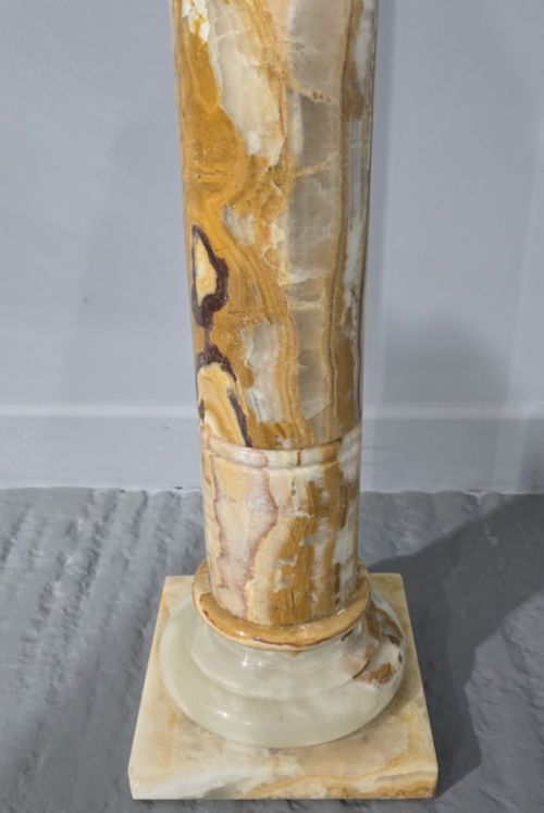 fig 1. Lovely Alabaster Pedestal