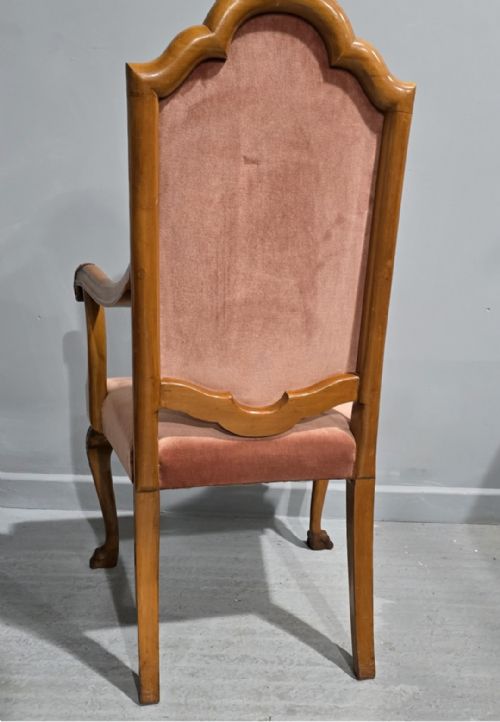 fig 1. Superb Set Eight Walnut Dining Chairs