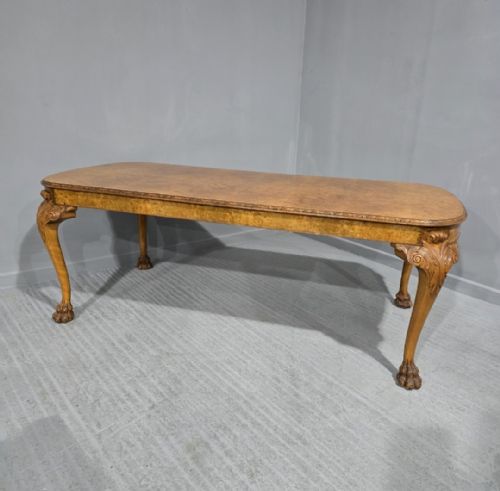 Outstanding Burr Walnut Dining Table