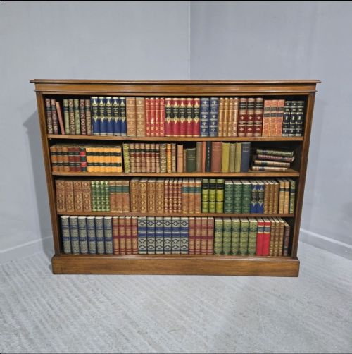 fig 1. Large Victorian Open Adjustable Library Bookcase