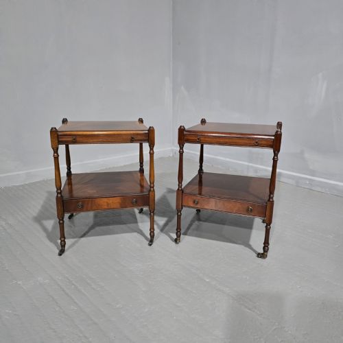 Pair Regency Style Lamp Tables