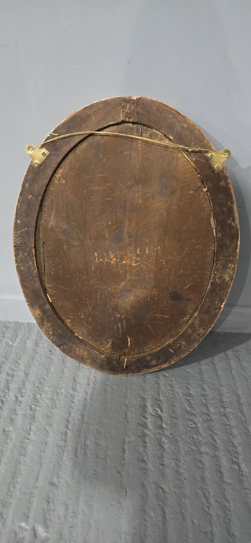 FABULOUS VICTORIAN OVAL GILT MIRROR - ADDITIONAL PHOTO 8
