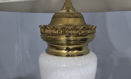 OUTSTANDING FRENCH ORMOLU LAMP - ADDITIONAL PHOTO 2