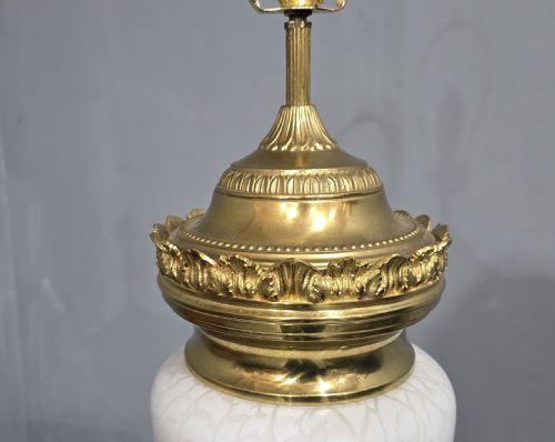 OUTSTANDING FRENCH ORMOLU LAMP - ADDITIONAL PHOTO 4