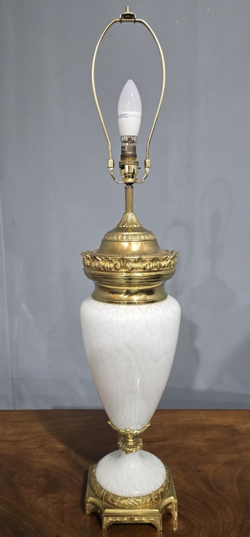 OUTSTANDING FRENCH ORMOLU LAMP - ADDITIONAL PHOTO 5