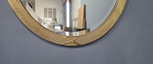 PAIR VICTORIAN OVAL GILT MIRRORS - ADDITIONAL PHOTO 8
