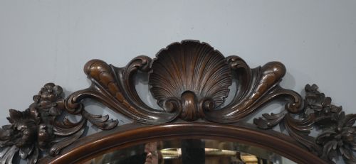 SUPER MAHOGANY OVAL MIRROR - ADDITIONAL PHOTO 6