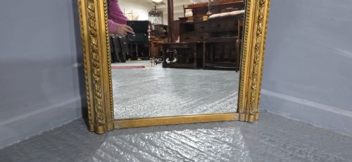 SUPERB FRENCH GILT OVERMANTLE PIER MIRROR - ADDITIONAL PHOTO 3