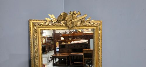 SUPERB FRENCH GILT OVERMANTLE PIER MIRROR - ADDITIONAL PHOTO 4