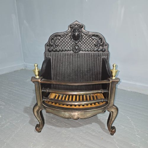 ADAMS STYLE CAST IRON FIRE GRATE