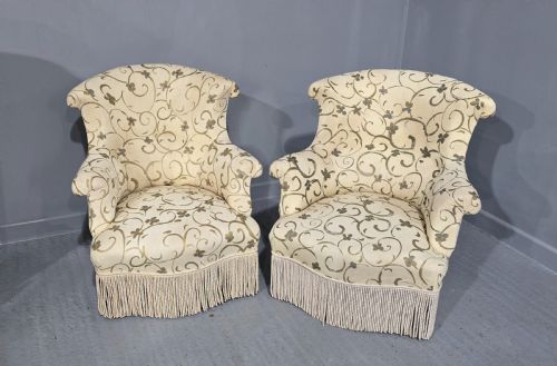 PAIR FRENCH EMPIRE CHAIRS - ADDITIONAL PHOTO 6