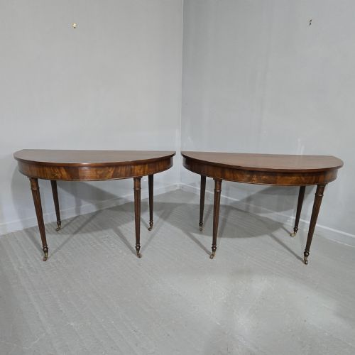 Superb Pair Regency Console Tables