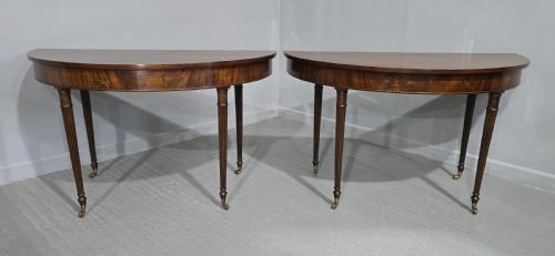 fig 1. Superb Pair Regency Console Tables