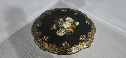 VICTORIAN PAPIER MACHE TABLE - ADDITIONAL PHOTO 2