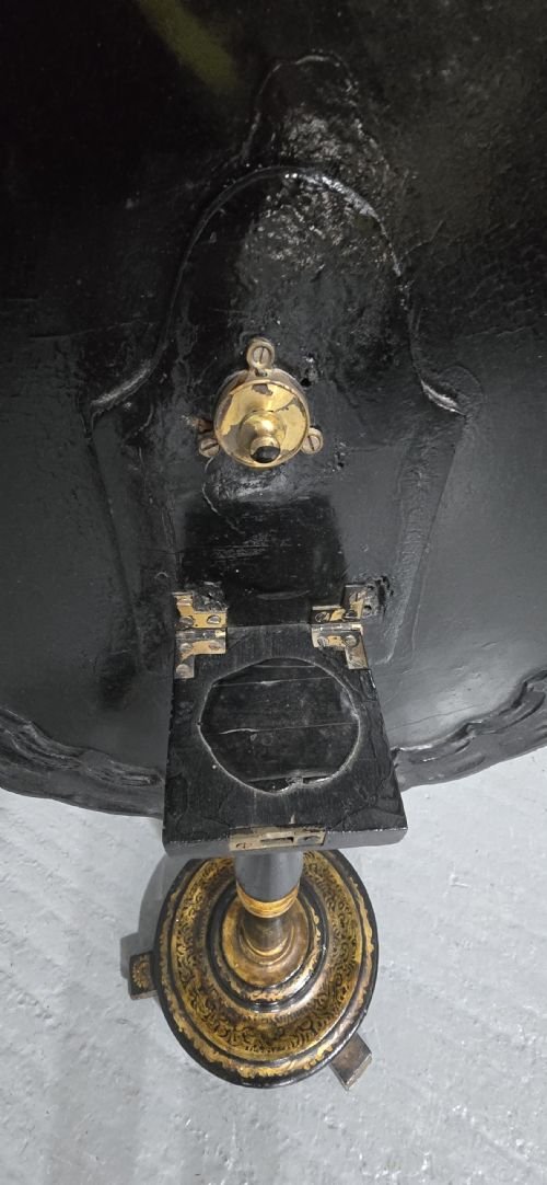 VICTORIAN PAPIER MACHE TABLE - ADDITIONAL PHOTO 4