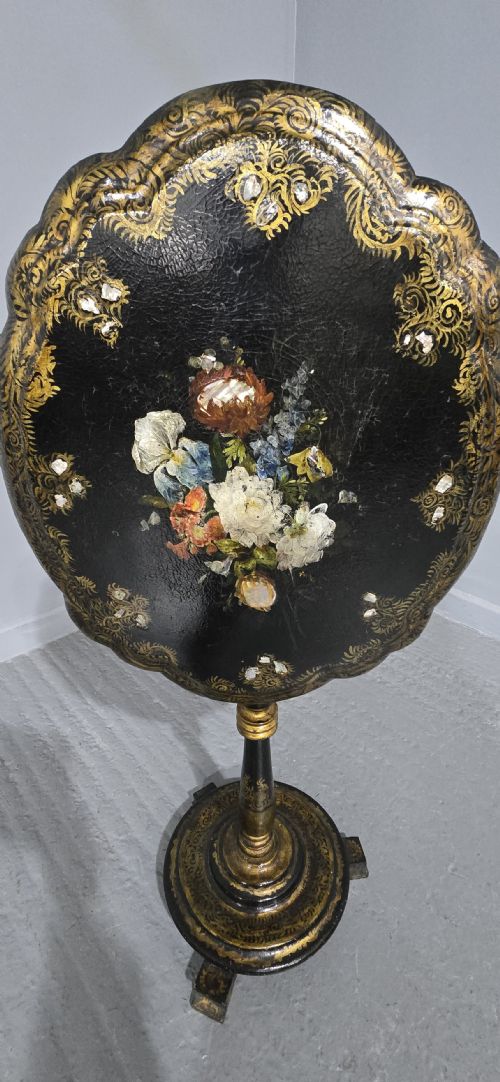VICTORIAN PAPIER MACHE TABLE - ADDITIONAL PHOTO 9