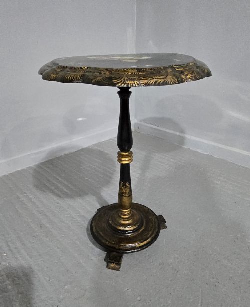 VICTORIAN PAPIER MACHE TABLE - ADDITIONAL PHOTO 10