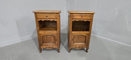 fig 1. Pair French Bedside Lamp Tables