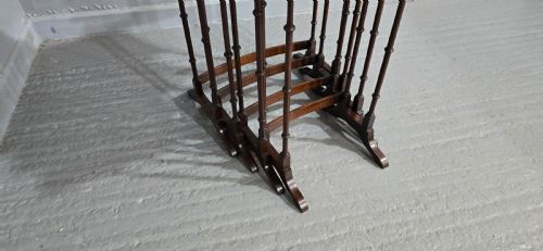 MAHOGANY QUARTETTO NEST OF TABLES - ADDITIONAL PHOTO 6