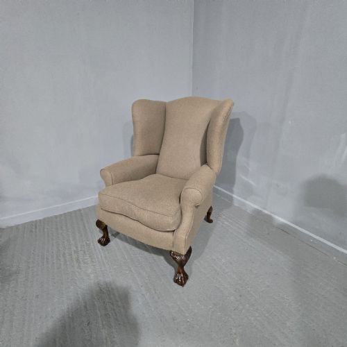 Georgian Style Wing Armchair
