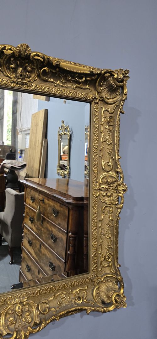 OUTSTANDING PAIR GILT MIRRORS - ADDITIONAL PHOTO 1