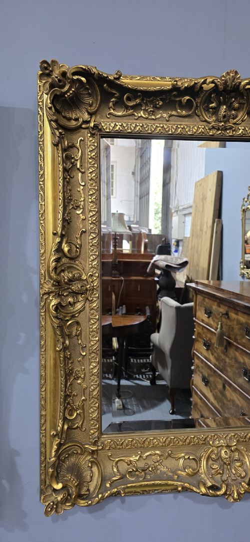 OUTSTANDING PAIR GILT MIRRORS - ADDITIONAL PHOTO 2