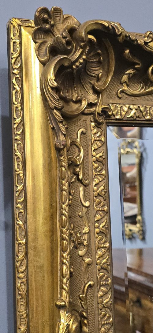 OUTSTANDING PAIR GILT MIRRORS - ADDITIONAL PHOTO 8
