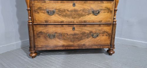 fig 1. Super Tall Mahogany Chest of Drawers