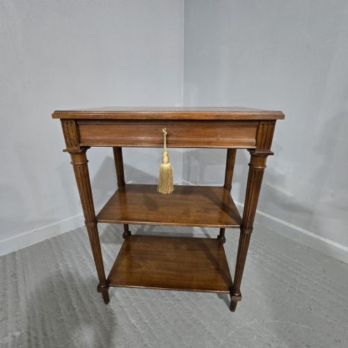 French Walnut Side Table