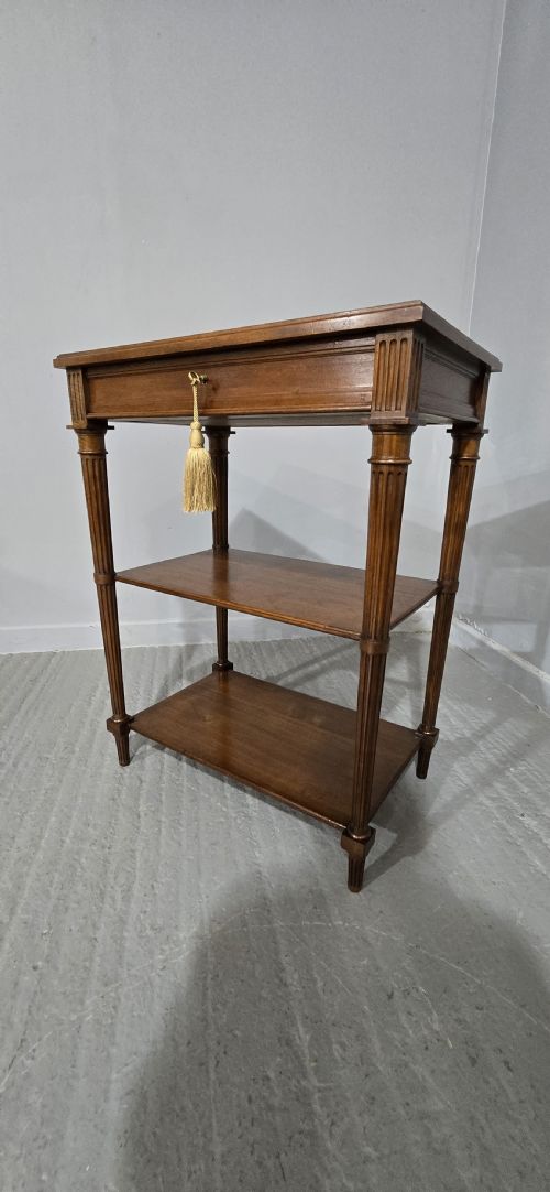 fig 1. French Walnut Side Table
