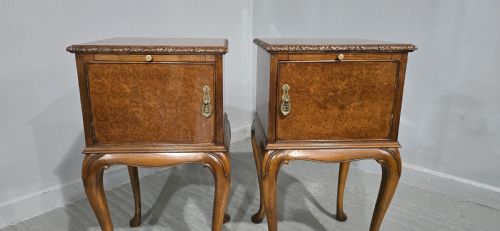 fig 1. Super Pair Queen Anne Bedside Cabinets