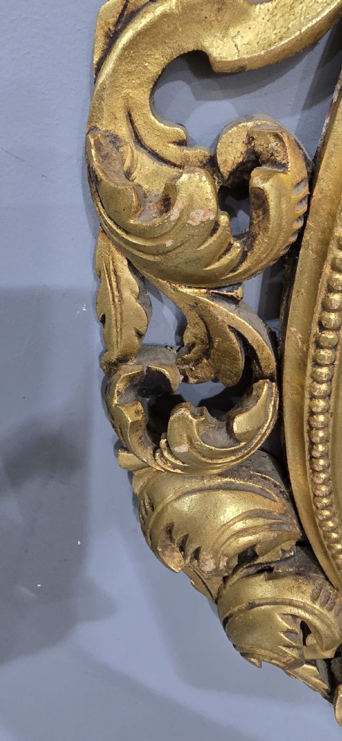fig 1. Good Oval Gilt Wall Mirror