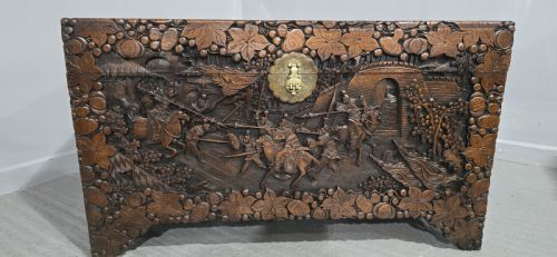 fig 1. Large Outstanding Camphor Wood Chest