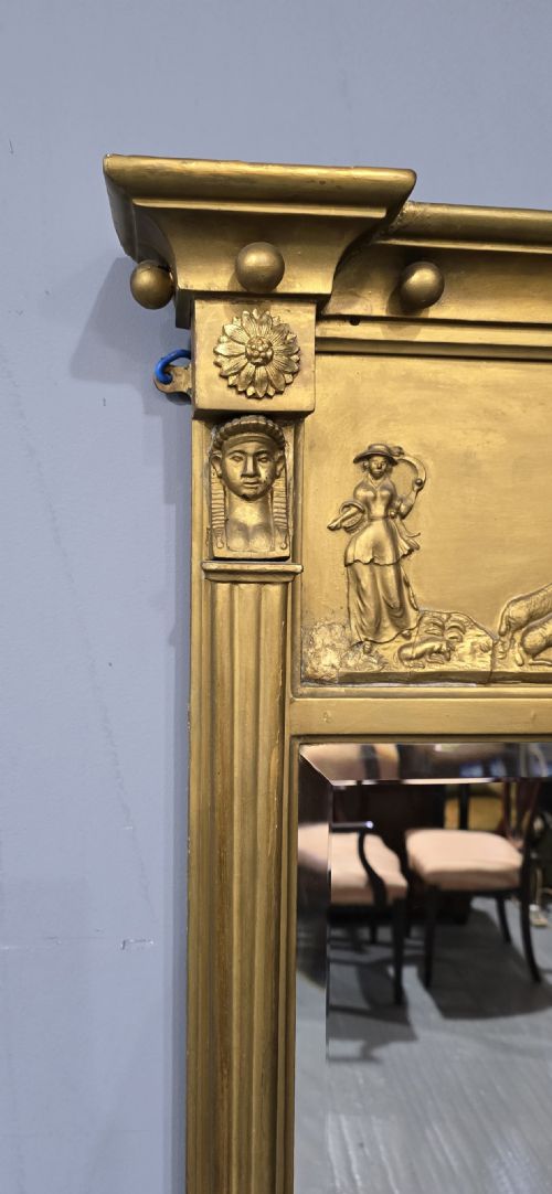 VERY GOOD REGENCY MIRROR - ADDITIONAL PHOTO 6