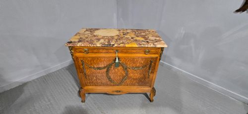 FRENCH SATINWOOD COMMODE CHEST OF DRAWERS - ADDITIONAL PHOTO 16