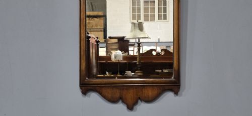 QUEEN ANNE WALNUT MIRROR - ADDITIONAL PHOTO 3