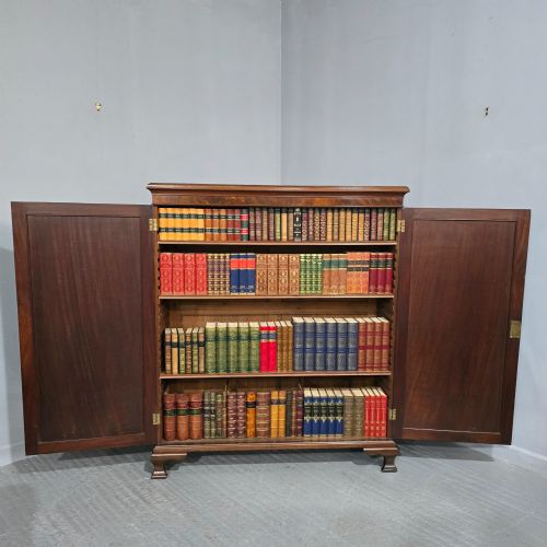 fig 1. Outstanding Victorian Adjustable Library Bookcase